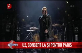U2 concert la si pentru Paris