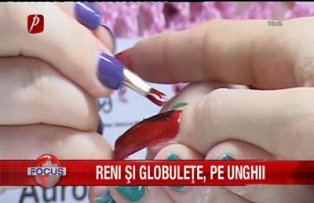 Reni si globulete pe unghii