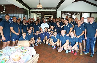 Horia Virlan in cantonament! Maestrul a gatit pentru Echipa Nationala de Rugby