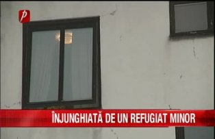 Injunghiata de un refugiat minor