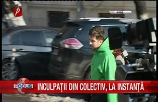Inculpatii din Colectiv, la instanta