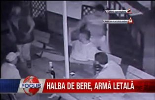 Halba de bere, arma letala