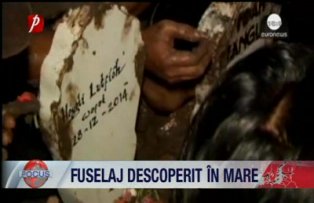 Fuzelaj descoperit in mare
