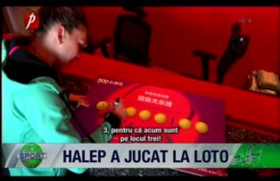 Halep a jucat în loto