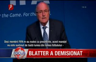 Blatter a demisionat