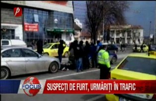 Suspecti de furt, urmariti in trafic