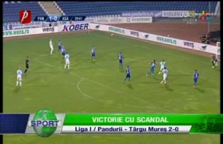 Victorie cu scandal