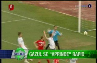 Gazul de "aprinde" Rapid