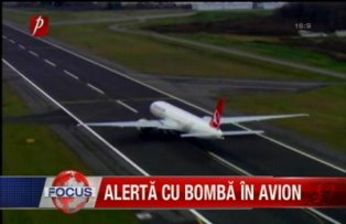 Alerta cu bomba in avion