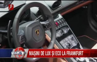 Maşini de lux şi eco la Frankfurt