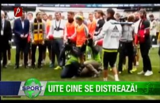 Uite cine se distrează!