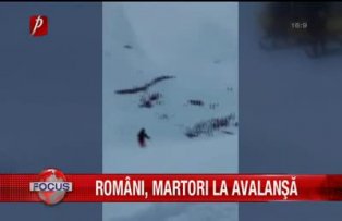 Romani martori la avalansa