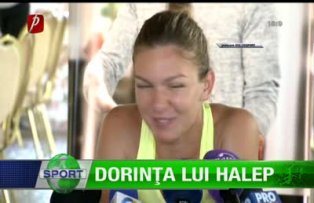 Dorinţa lui Halep