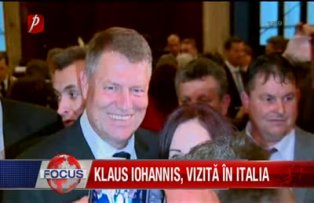 Klaus Iohannis, vizita in Italia