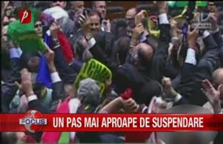 Un pas mai aproape de suspendare