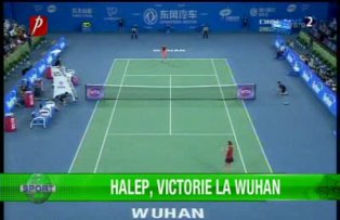 Halep, victorie la Wuhan
