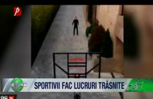 Sportivii fac lucruri trăsnite