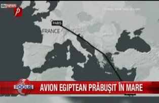 Avion egiptean prăbuşit în mare