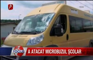 Microbuz scolar atacat de un recidivist