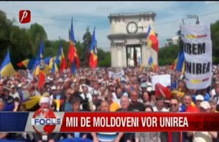 Mii de Moldoveni vor unirea