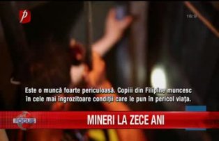 Mineri la zece ani