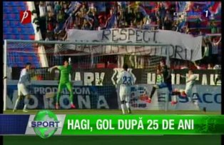 Hagi, gol după 25 de ani