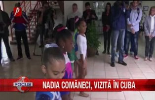 Nadia Comaneci vizita in Cuba