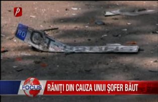 Raniti din cauza unui sofer baut