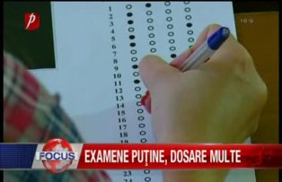 Examene putine dosare multe