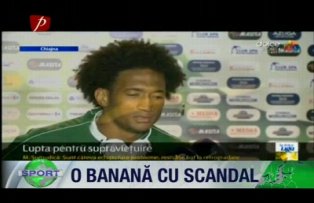 O banană cu scandal