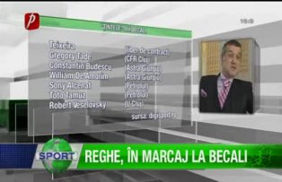 Reghe, în marcaj la Becali