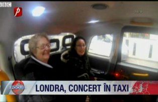 Londra concert in taxi