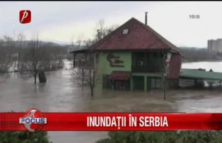 Inundaţii în Serbia