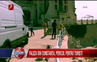 Faleza din Constanta pericol pentru turisti