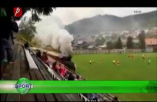 Cu trenul, pe stadion