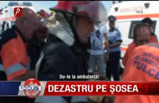Dezastru pe sosea