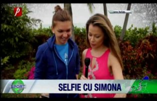 Selfie cu Simona
