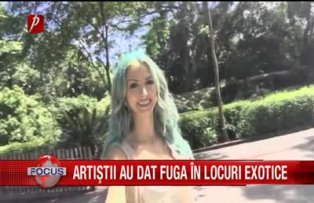 Artistii au dat fuga in locuri exotice