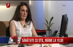 Sanatate cu stil maine la ora 10.00