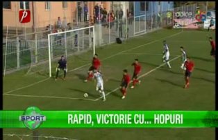 Rapid, victorie cu... hopuri