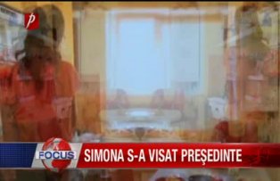 Simona s-a visat preşedinte