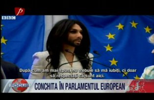 Conchita in parlamentul European