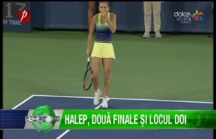 Halep, două finale şi locul doi