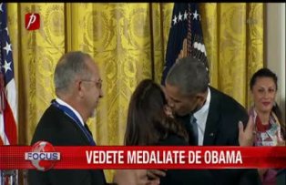 Vedete medaliate de Obama
