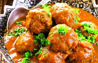 Chiftelute marinate cu piure