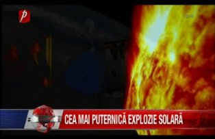 Cea mai puternica explozie solara