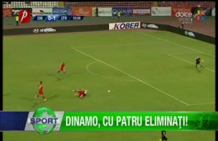 Dinamo, cu patru eliminaţi!