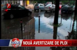 Noua avertizare de ploi