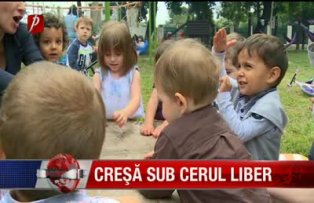 Cresa sub cerul liber