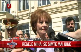 Regele Mihai se simte mai bine